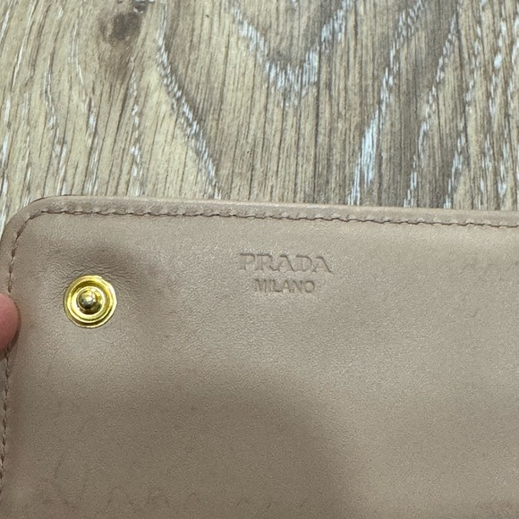 AUTHENTIC RARE Prada Python Matinee Micro Continental bi-fold Wallet and chain - Picture 3 of 16